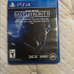 Star Wars Battlefront II Elite Trooper Deluxe Edition for PS4 - Blue Case